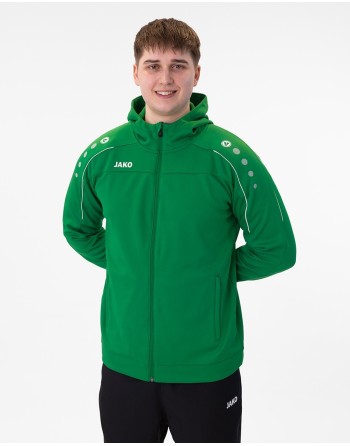 Kapuzenjacke Classico / Bonded-Polyester-Fleece