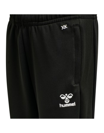 hmlCORE XK TRAINING POLY PANTS KIDS / Hauptmaterial: Sweatstoff / Rückseite am unteren Hosenbein: Rippstoff